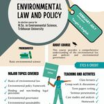 Brochure of TU's Environmental Law & Policy course, made for KAYAS.