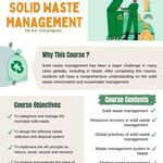 Brochure of PU's Bachelor's course on Solid Waste Management, made for KAYAS.