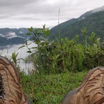 Hills viewed from my perspective.<br><br><small>Gorkha, Nepal | 2023 March</small>